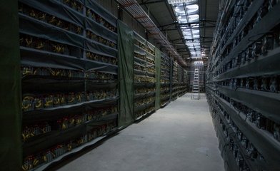 Green-powered mining farm integrating solar energy