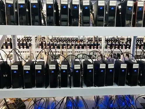 A large scale mining farm utilizing renewable energy sources